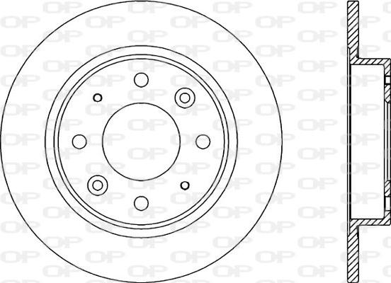 Open Parts BDR1774.10 - Тормозной диск autosila-amz.com