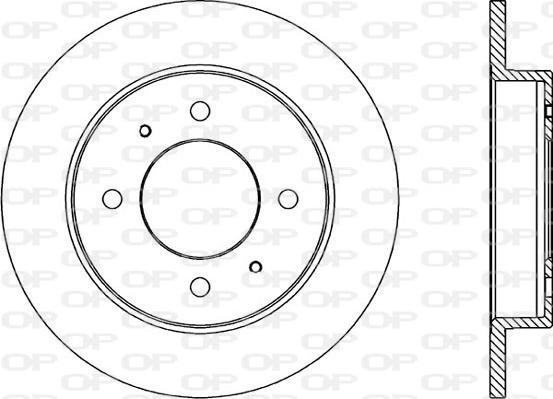 Open Parts BDA1770.10 - Тормозной диск autosila-amz.com