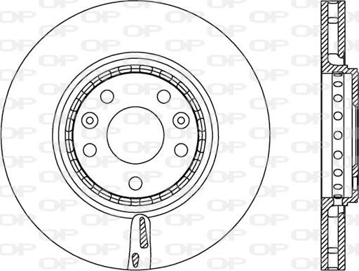 Open Parts BDR2547.20 - Тормозной диск autosila-amz.com