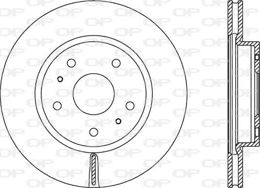 Open Parts BDA2565.20 - Тормозной диск autosila-amz.com