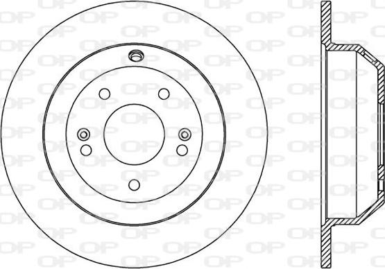 Open Parts BDA2587.10 - Тормозной диск autosila-amz.com