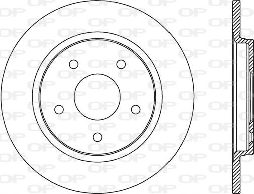 Open Parts BDA2533.10 - Тормозной диск autosila-amz.com