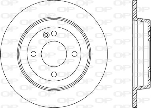 Open Parts BDA2640.10 - Тормозной диск autosila-amz.com