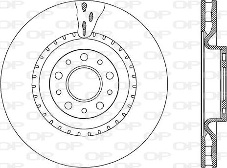 Open Parts BDA2634.20 - Тормозной диск autosila-amz.com