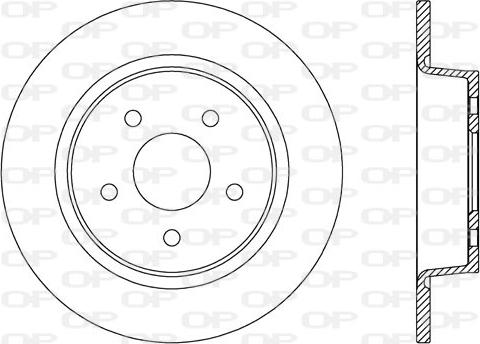 Open Parts BDA2635.10 - Тормозной диск autosila-amz.com