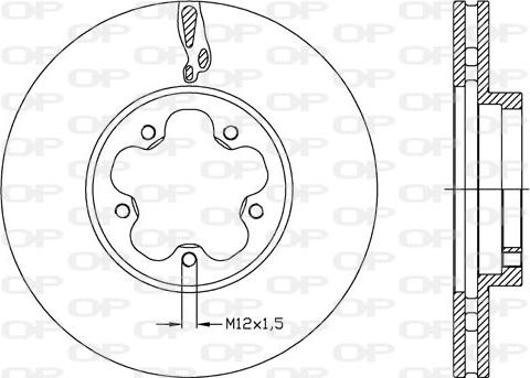 Open Parts BDA2636.20 - Тормозной диск autosila-amz.com