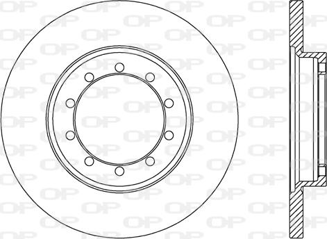 Open Parts BDA2637.10 - Тормозной диск autosila-amz.com