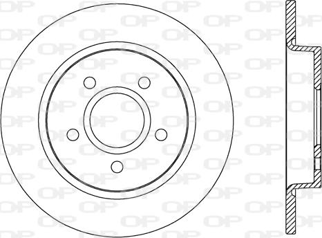 Open Parts BDA2670.10 - Тормозной диск autosila-amz.com