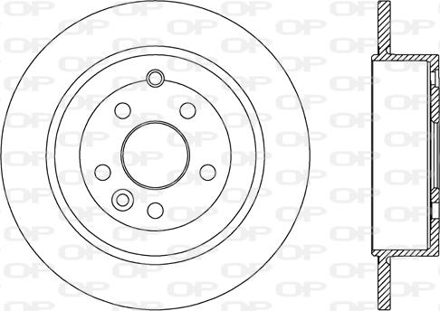 Open Parts BDA2671.10 - Тормозной диск autosila-amz.com