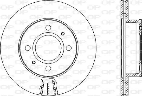 Open Parts BDA2056.20 - Тормозной диск autosila-amz.com