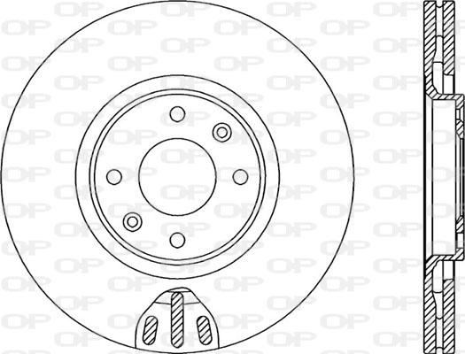 Open Parts BDA2068.20 - Тормозной диск autosila-amz.com