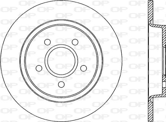 Open Parts BDA2030.10 - Тормозной диск autosila-amz.com