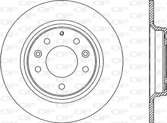 Open Parts BDR2023.10 - Тормозной диск autosila-amz.com