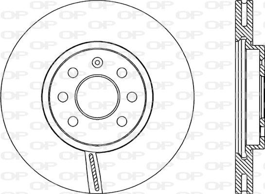 Open Parts BDA2074.20 - Тормозной диск autosila-amz.com