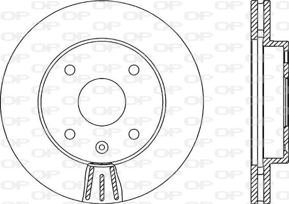 Open Parts BDA2144.20 - Тормозной диск autosila-amz.com