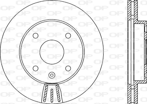 Open Parts BDR2146.20 - Тормозной диск autosila-amz.com