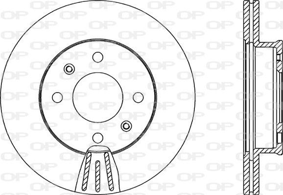 Open Parts BDR2140.20 - Тормозной диск autosila-amz.com