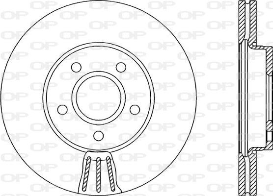 Open Parts BDR2152.20 - Тормозной диск autosila-amz.com