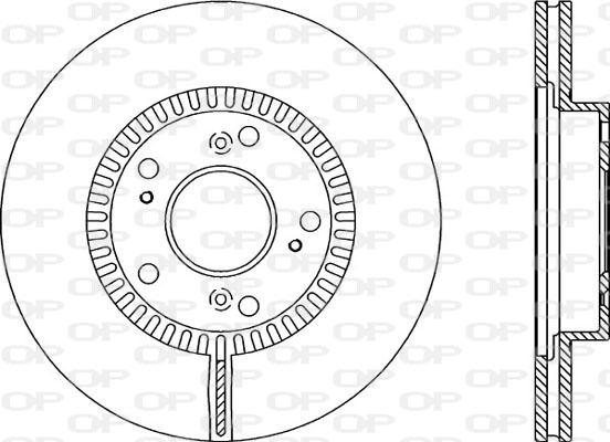 Open Parts BDA2162.20 - Тормозной диск autosila-amz.com