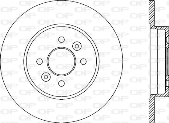 Open Parts BDA2183.10 - Тормозной диск autosila-amz.com