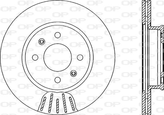 Open Parts BDA2132.20 - Тормозной диск autosila-amz.com