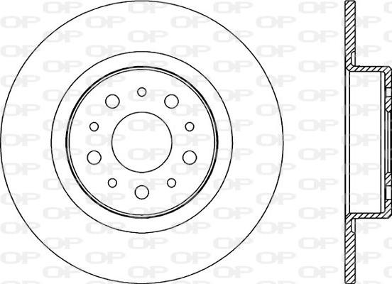 Open Parts BDR2179.10 - Тормозной диск autosila-amz.com