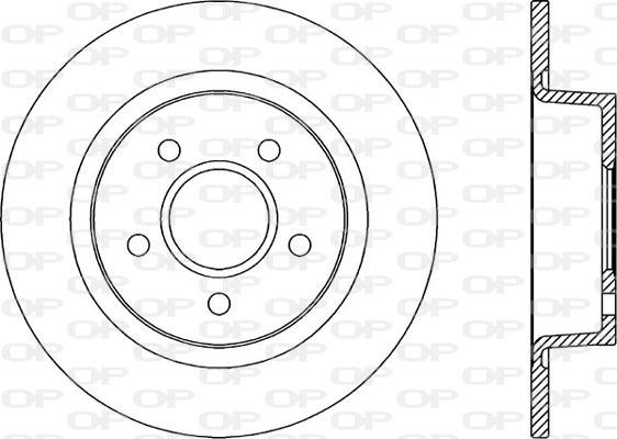 Open Parts BDA2170.10 - Тормозной диск autosila-amz.com