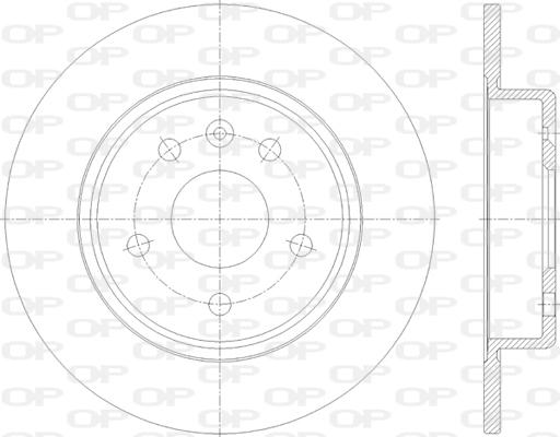 Open Parts BDA2815.10 - Тормозной диск autosila-amz.com