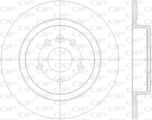 Open Parts BDA2816.10 - Тормозной диск autosila-amz.com