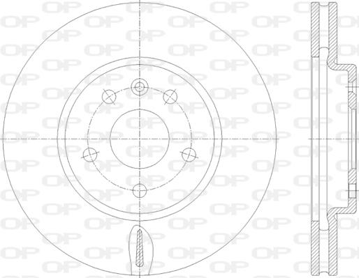 Open Parts BDA2813.20 - Тормозной диск autosila-amz.com