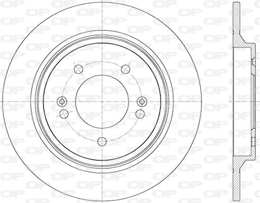 Open Parts BDA2839.10 - Тормозной диск autosila-amz.com