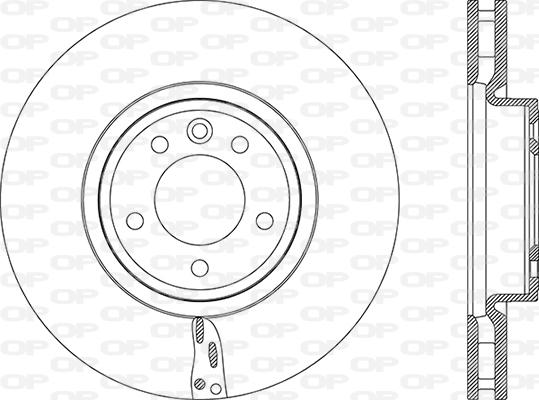 Open Parts BDA2874.20 - Тормозной диск autosila-amz.com