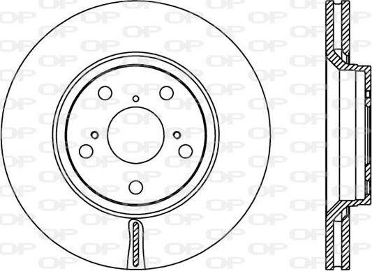 Open Parts BDA2365.20 - Тормозной диск autosila-amz.com