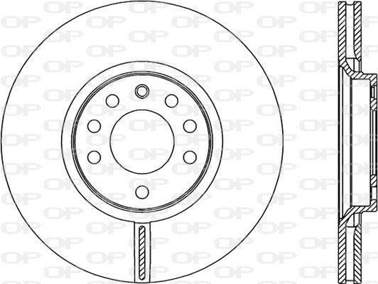 Open Parts BDA2301.20 - Тормозной диск autosila-amz.com