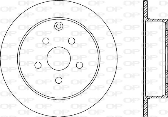 Open Parts BDA2314.10 - Тормозной диск autosila-amz.com