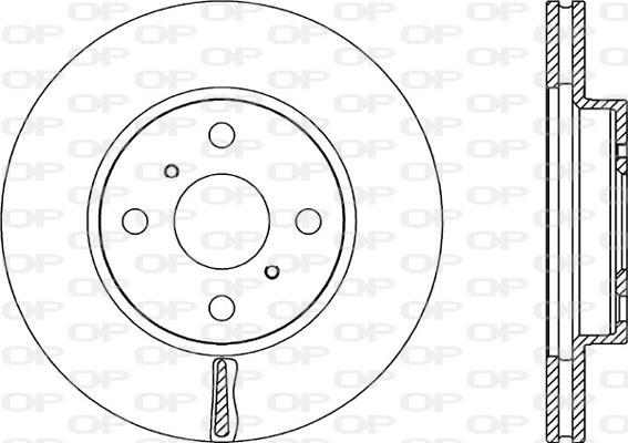 Open Parts BDA2315.20 - Тормозной диск autosila-amz.com