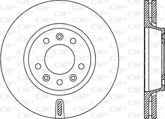 Open Parts BDA2381.20 - Тормозной диск autosila-amz.com