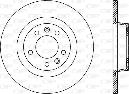 Open Parts BDA2382.10 - Тормозной диск autosila-amz.com