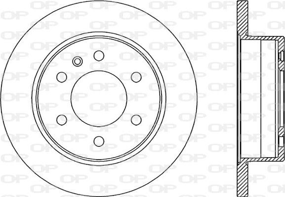 Open Parts BDA2325.10 - Тормозной диск autosila-amz.com