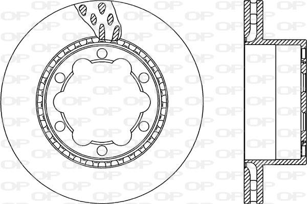 Open Parts BDA2326.20 - Тормозной диск autosila-amz.com