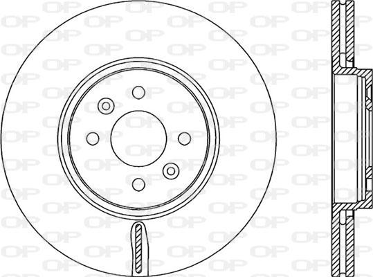 Open Parts BDA2321.20 - Тормозной диск autosila-amz.com