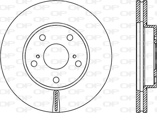 Open Parts BDA2377.20 - Тормозной диск autosila-amz.com