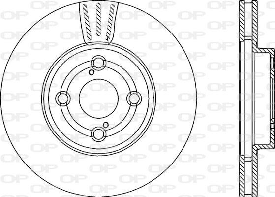 Open Parts BDA2290.20 - Тормозной диск autosila-amz.com