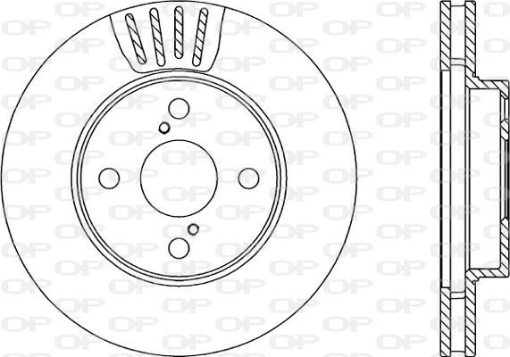 Open Parts BDA2292.20 - Тормозной диск autosila-amz.com