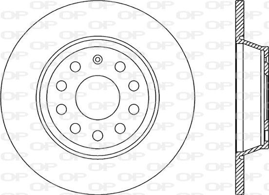 Open Parts BDA2263.10 - Тормозной диск autosila-amz.com