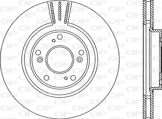 Open Parts BDR2209.20 - Тормозной диск autosila-amz.com