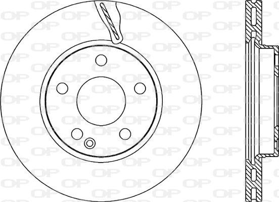 Open Parts BDA2200.20 - Тормозной диск autosila-amz.com