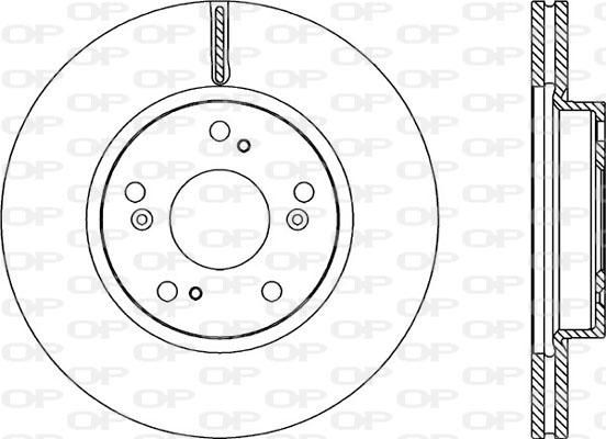 Open Parts BDA2218.20 - Тормозной диск autosila-amz.com