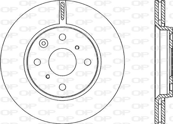 Open Parts BDA2228.20 - Тормозной диск autosila-amz.com