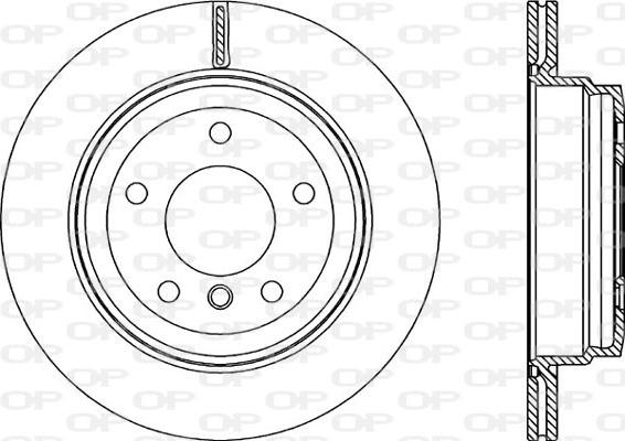 Open Parts BDR2278.20 - Тормозной диск autosila-amz.com